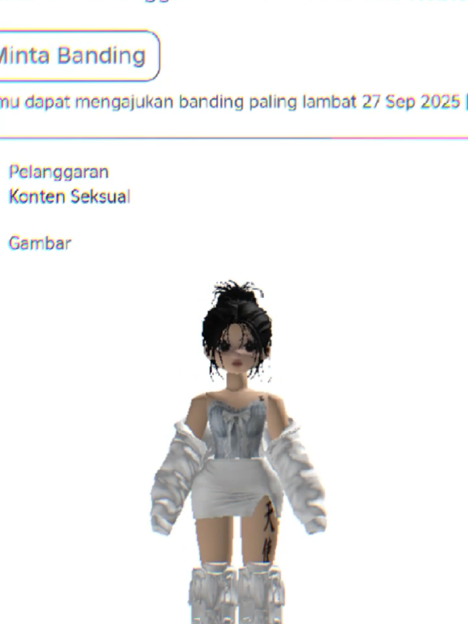 Lagi Rame kena ban ya???? #trendroblox #roblox #salondefiestasroblox💃🏻💃🏻 
