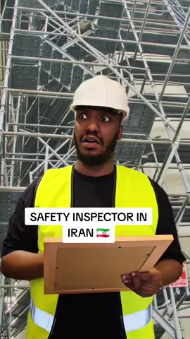 Safety inspector in Iran #iran #persian #funny #comedy 