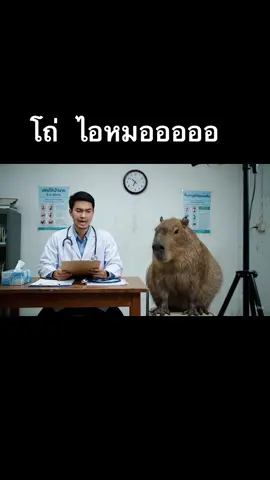 ไอหมอ อย่ามาพูดแบบนี่กับผมนะ #capybara #คาปิบาร่ามีม #capybaramemes #fyp #ตลก 