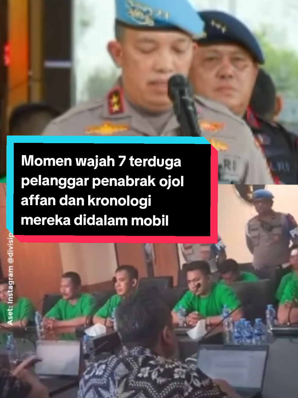 wajah 7 terduga pelanggar/penabrak nya nih!! #fyp #foryoupage #demo #trending #viralvideo 
