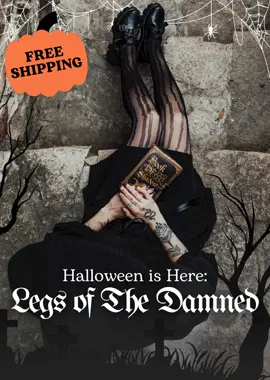 🕯️ The witching hour has come. Shadows stir, and the veil between worlds grows thin. Our Legs of the Damned collection is your armour of transformation—summoned for the mysterious, the otherworldly, the unforgettable. Three fates await. Choose your fate: 🔮 The Coven Witch — Casting whispers beneath the moon, with black cats, starlit webs, and glittering skies. 👻 The Graveyard Ghoul — Rising from the earth in gothic sacrifice, shrouded in echoes of the afterlife. ⚔️ The Rogue Warrior — Striking at midnight with blades, skulls, and blood-red sigils of rebellion. Tonight at 8:30 PM BST, join us live on Facebook and Instagram as Brie unveils every style from the collection—each piece revealed in all its hauntingly chic glory. Let the spirits guide you to the alter-ego that’s been waiting to emerge. For this weekend only—Friday, Saturday, Sunday—summon your style with free shipping when you claim a piece from our new Halloween collection. ✨ A whisper across the ocean: the collection has not yet risen in the US, but it will awaken within the coming week. The question remains… who will you become this Halloween?