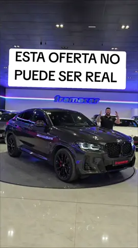 Este X4 es una locura, se trata de un X4 xDrive29d con una configuración brutal, el Pack M Shadow, agresivo, deportivo e impactante y con un precio excepcional. ¡Ya a la venta en Framacar! #bmw #framacar #segundamano #cochesdeocasion #bmwx4 