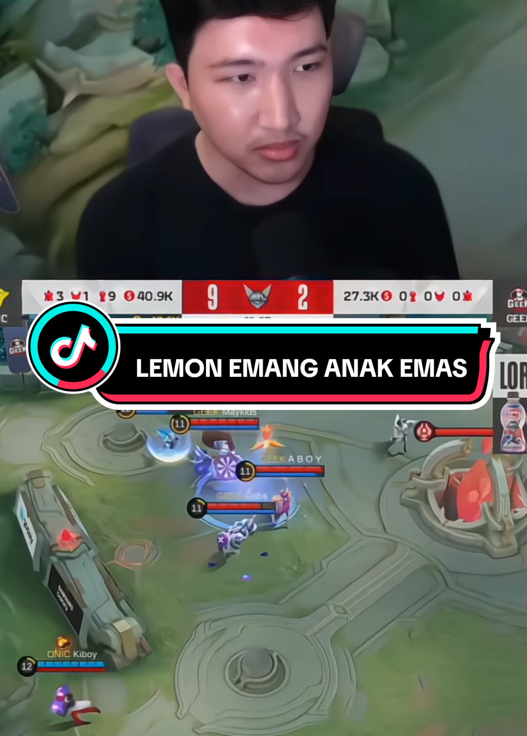 Anak emas ni boss,langsung di spil tuh #MLBBNEXT2025 #SeasonsEndGiveaway #rrqlemon #kingdom 