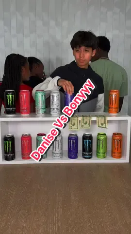 8 #monsterenergy Drinks matching the bottle game game challenge and earn lots of money #family #game #Siblings 