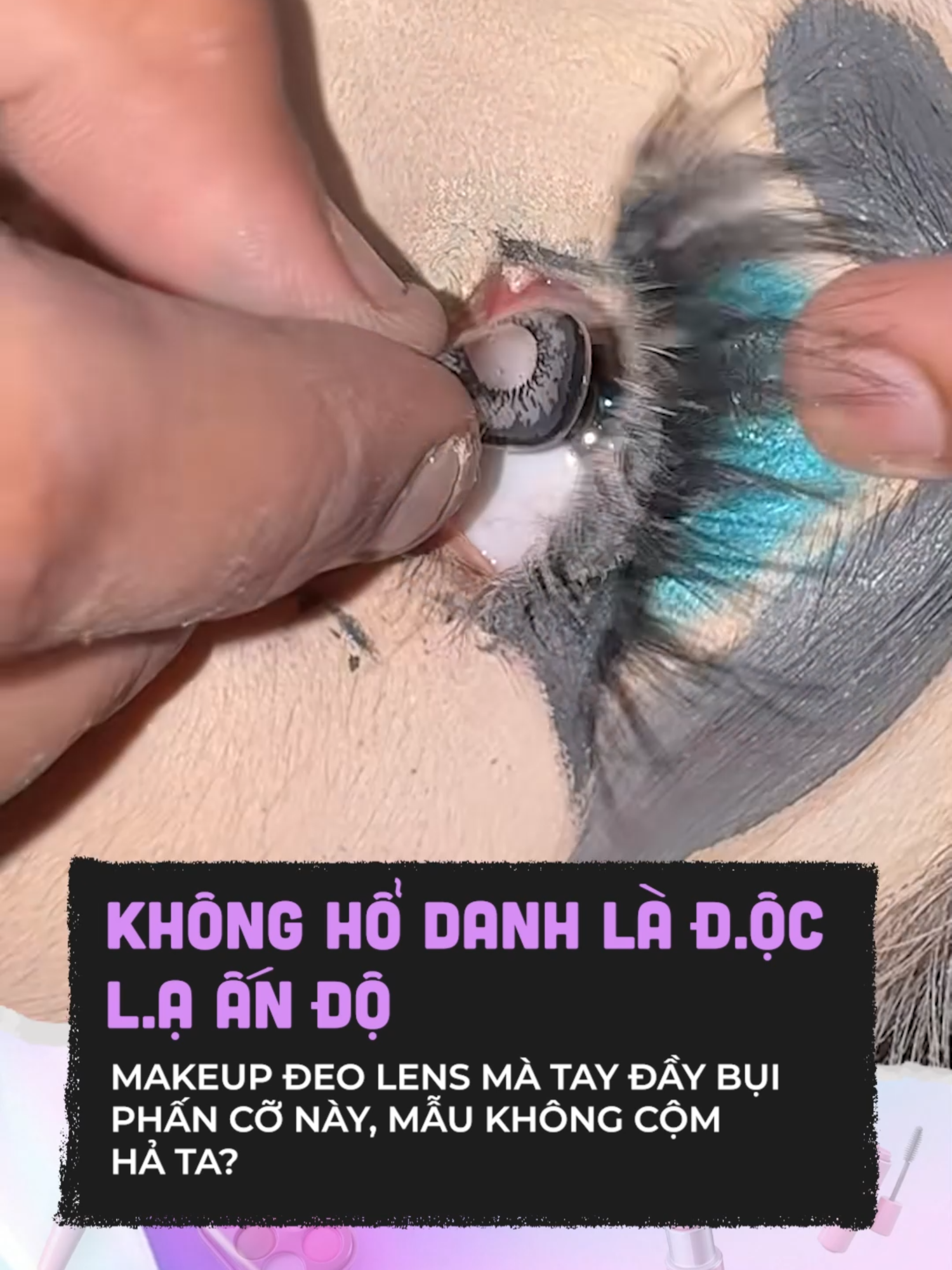 Nhìn là thấy cộm thì thoi nhoé lun #clbeauty #clmedia #celebnetwork #beauty #BeautyTok #goclamdep #trending #hot #makeup #indianmakeup