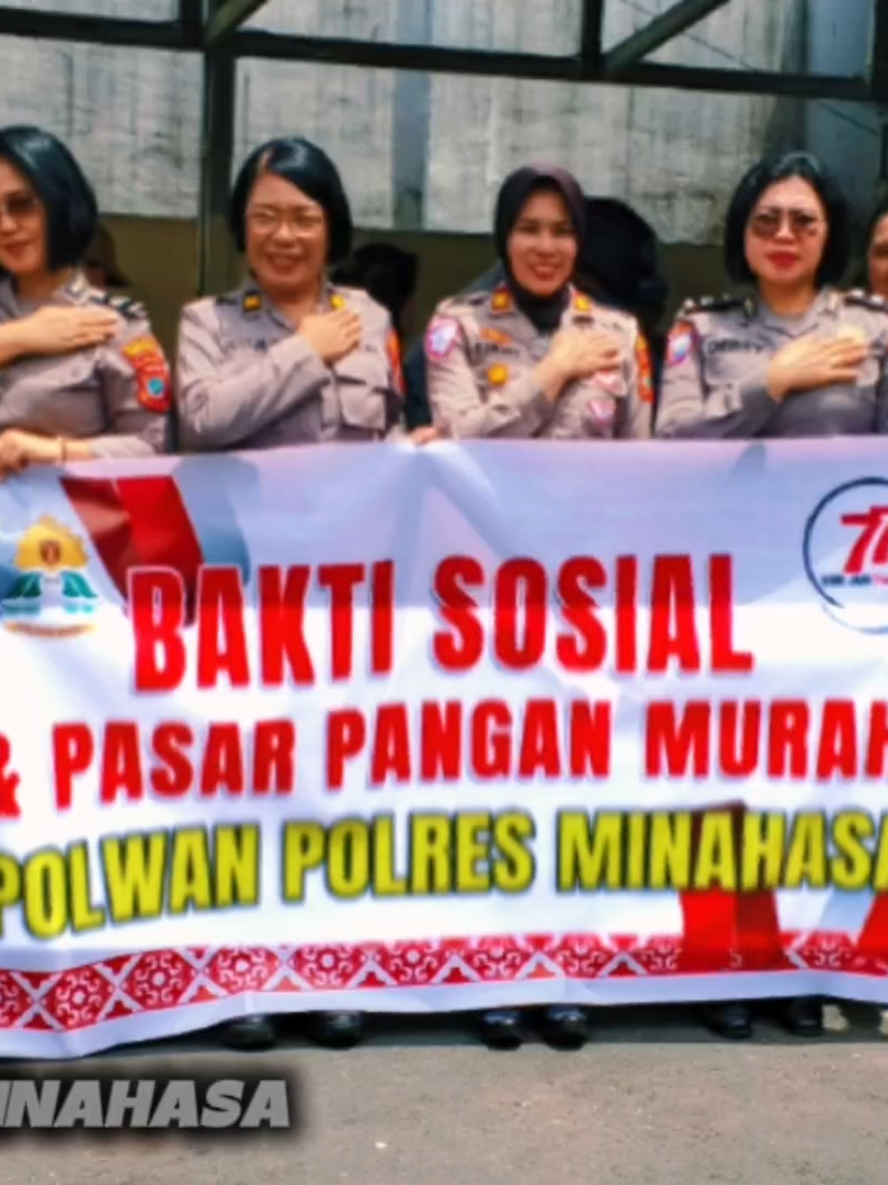Dalam rangka memperingati Hari Ulang Tahun Polisi Wanita (Polwan) ke-77, Polwan Polres Minahasa menggelar kegiatan Bakti Sosial dan Gerakan Pangan Murah sebagai wujud kepedulian kepada masyarakat. Kegiatan ini bertujuan untuk membantu meringankan beban ekonomi warga dengan menyediakan kebutuhan pokok, khususnya beras, dengan harga yang lebih terjangkau. Selain itu, Polwan juga melakukan aksi sosial berupa pembagian bantuan kepada masyarakat yang membutuhkan sebagai bentuk nyata kehadiran Polri di tengah-tengah masyarakat. Melalui kegiatan ini, diharapkan semakin mempererat hubungan Polwan dengan masyarakat, menumbuhkan rasa empati, serta mendukung terciptanya suasana aman, tertib, dan harmonis di wilayah Minahasa.#polwanindonesia #HutPolwan77