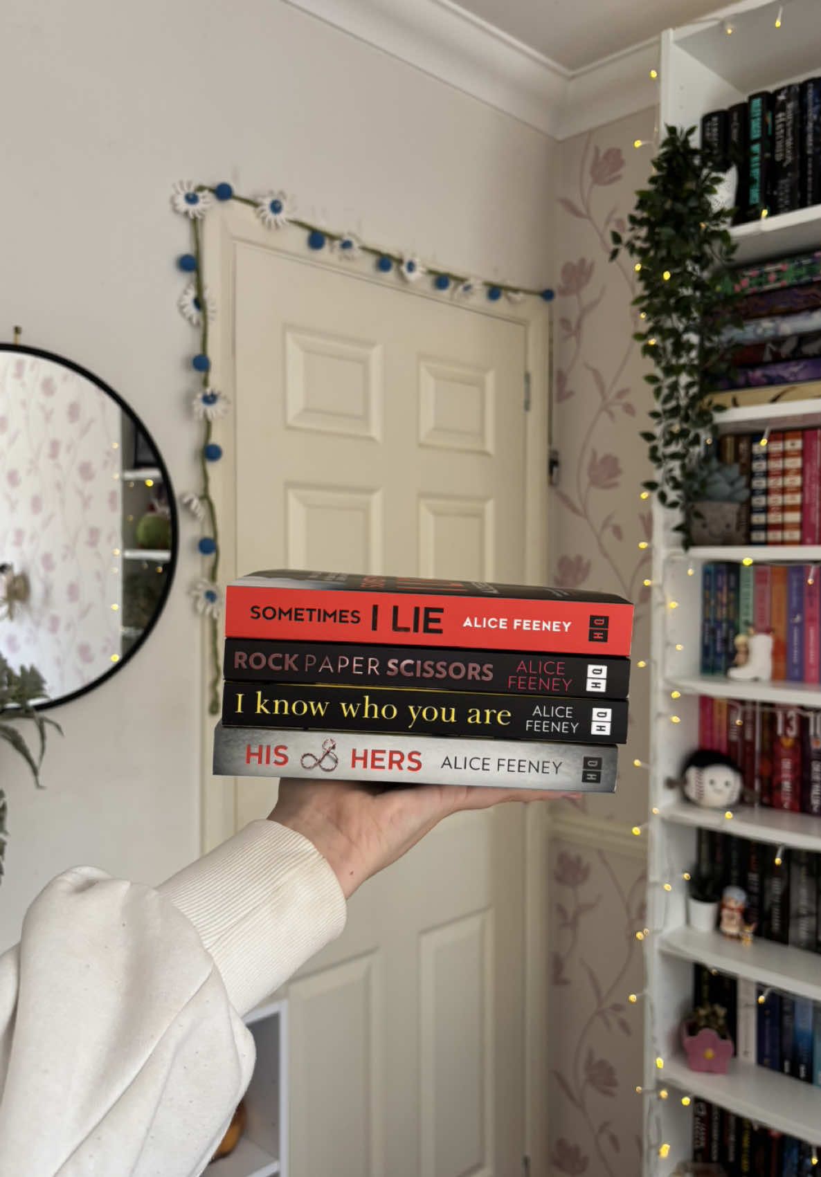 I have been wanting to read these so badly and I got all 4 for £14.99 on TikTok shop?! So excited to start these !!! #creatorsearchinsights #alicefeeney #bookhaul #thrillerbooks @HarperCollinsUK @Books2Door 