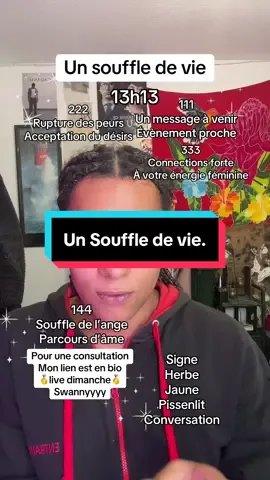 Un Souffle de vie. Bon visionnage 🫶 #tiragedecarte #messagedeswanny 