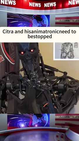 Citra and his animatronic need to be stopped#Robot #NightmareFuel #RealLifeFNAF #News #Breakingnews