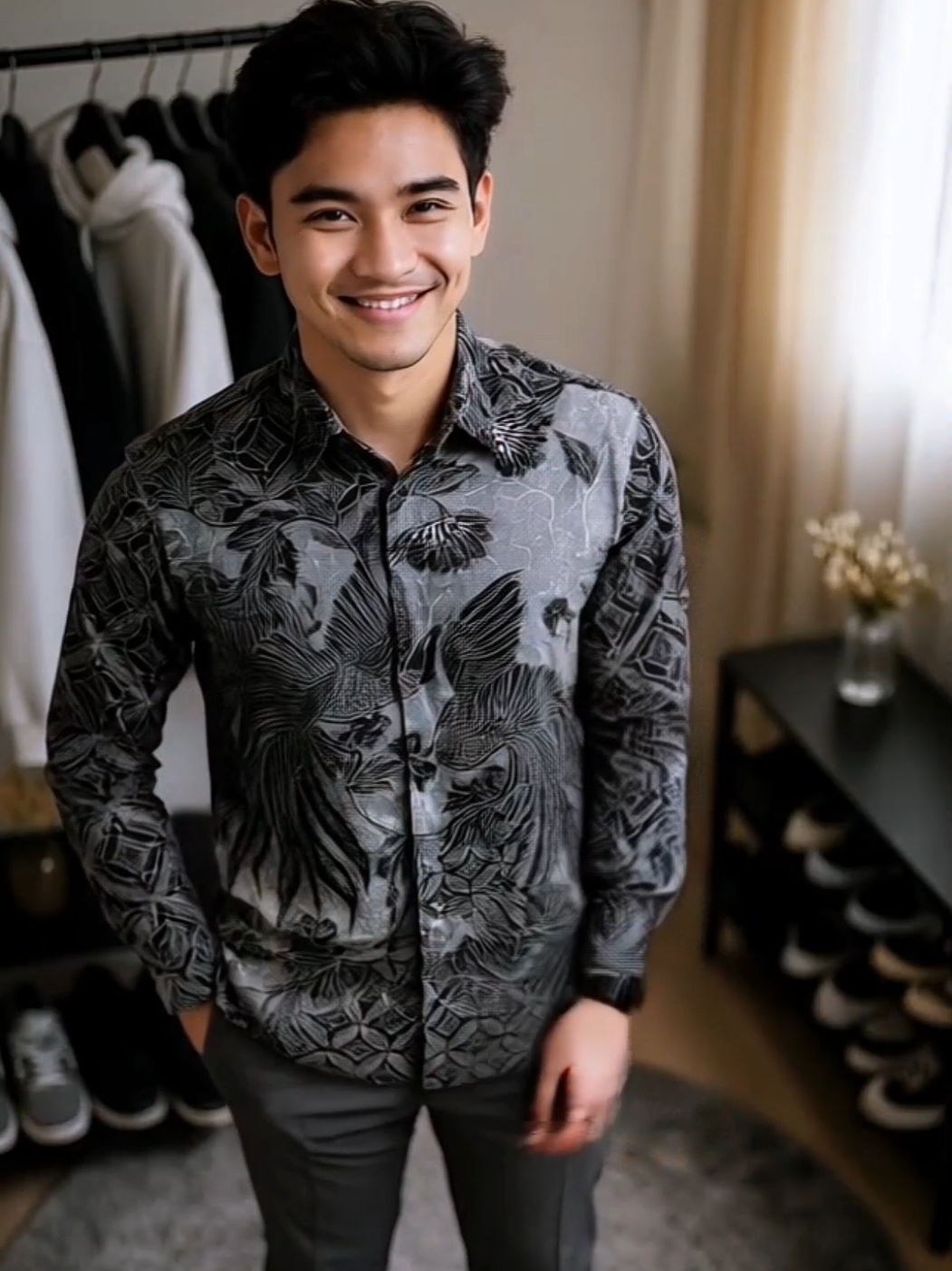 Rekomendasi Kemeja Batik Pria, bahan enak dan nyaman, cocok untuk outfit kerja maupun ke acara formal, buruan cek keranjang kuning sekarang mumpung harga masih promo🏷 #kemejabatik #kemejabatikpria #kemejabatikslimfit #rekomendasikemejabatik #outfitinspiration 