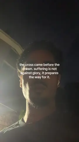Most think suffering and glory are opposites. If you’re suffering, then you must not be blessed, right? No. In God’s design suffereing isn’t a sign of failure. It’s the process that shapes us, humbles us, and prepares us for the glory He promised. After Jesus transformed(Mark 9:2-8) Jesus reminded them He must suffer and die first. This shows that glory(victory, eternal life, God’s presence) doesn’t come by avoiding pain, it comes through it. Suffering is not incompatible with glory, suffering is the path to glory. #Jesuslovesyou 
