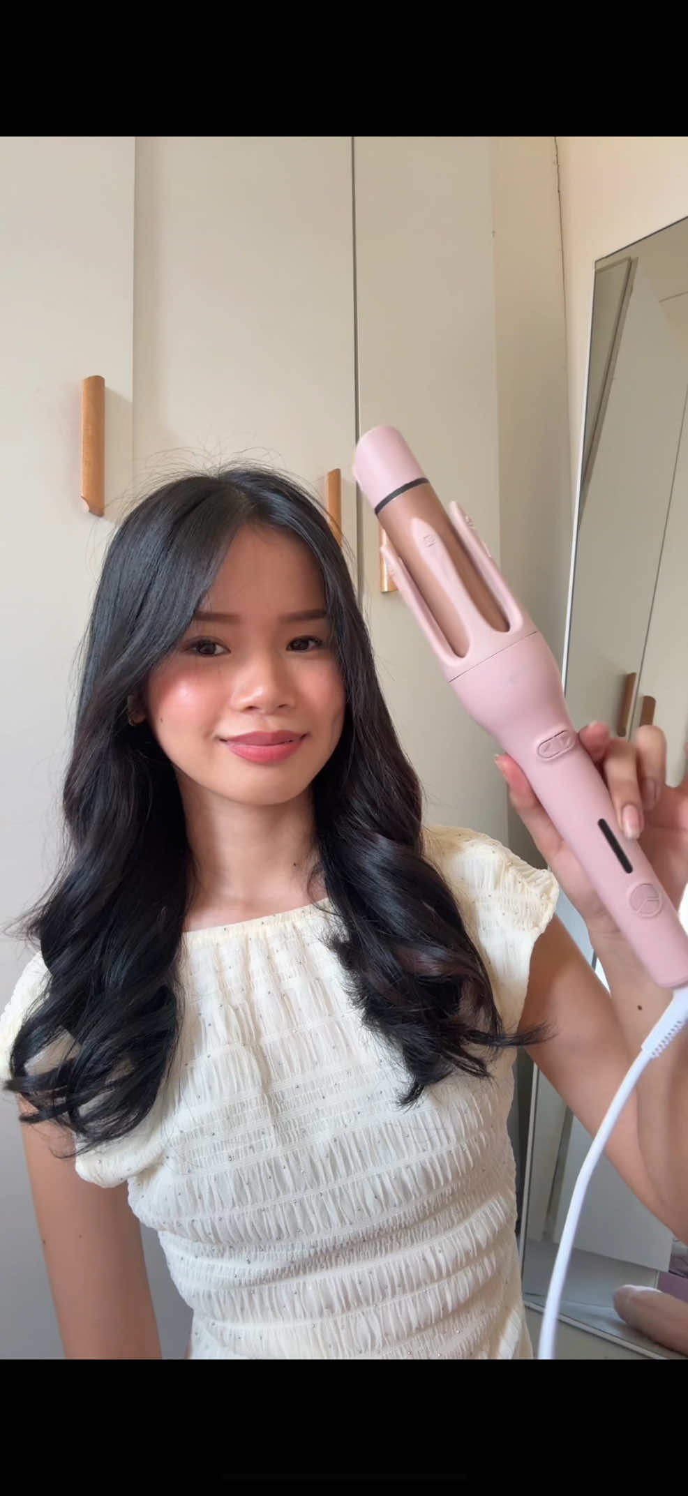 easiest way to style your hair 💕 #hairstyle #haircurler #hodekt #fyp 