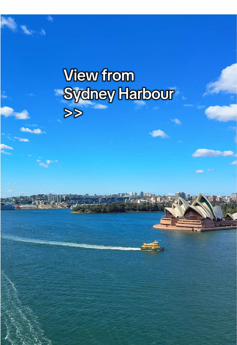 Opera jadi kecil 🧐 #livinginsydney  #sydney  #operahouse  #sydneyharbour  #morningview