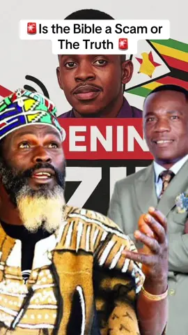 🚨Is the Bible a Scam or  The Truth 🚨 Is it holy truth or just colonial merch? 📖🔥 Watch this and let’s hear your take — Team Divine or Team Colonized?” #zimnews #christianitytiktok #ColonialHistory #ZimbabweTalks #Zimbabwe 
