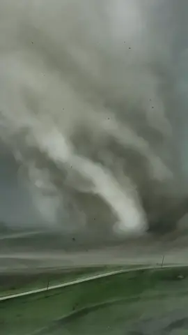 A storm chaser's drone captures jaw-dropping footage of a massive twister tearing through the landscape 🌪️ New #InTheEyeOfTheStorm Sunday at 10P.