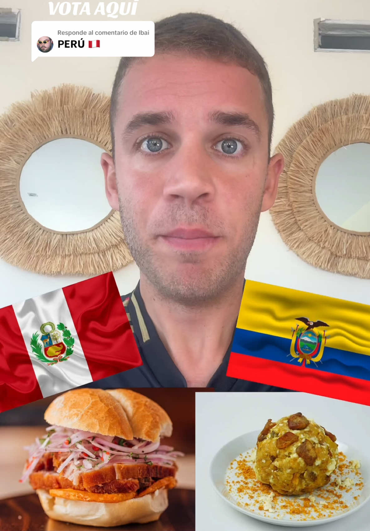 Respuesta a @Ibai Perú 🇵🇪 o Ecuador 🇪🇨 ¿Cuál tiene mejor desayuno? #peru #ecuador #ibaillanos #ecuador🇪🇨 #peruanos 