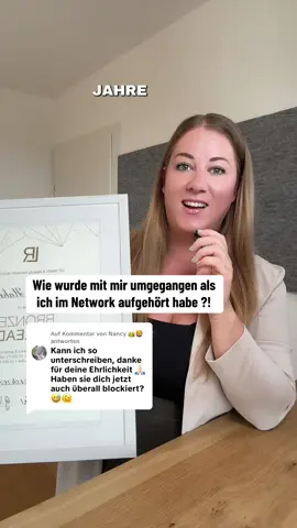 Antwort auf @Nancy 👑🦁  Wie waren oder sind deine Erfahrungen im Network ?! Schreib mir gerne in den Kommentaren oder send mir eine DM. (positive wie auch negative Erfahrungen) Übrigens konnte ich lange nicht so offen wie heute darüber sprechen, weil mir das alles einfach nur psychisch zugesetzt hat. Wie mit mir umgegangen wurde, war echt nicht ohne. Diese Menschen waren mir jahrelang wichtig und haben mir das Gefühl gegeben, dass ich Ihnen auch wichtig bin. Kaum hatte ich eine andere Meinung. Haben Sie sich von einem abgewendet, das wärst du der schlimmste Mensch … heute weiß ich, dass es nicht stimmt, sondern dass sie selber die schlimmen Menschen sind. Toxisch manipulativ Menschen nacheinander systematisch ausbrennen, bis sie nicht mehr können… alles dafür, dass sie selbst Erfolg haben ! Lass mir ein Herz 🫶🏼 da, wenn dir diese Art Content hilft! Follow für mehr 👇🏼  @einzigartig.bymichelle @einzigartig.bymichelle @einzigartigarbeiten SPEICHERE, um später darauf zurückzugreifen! 📝 BUSINESS AUFBAU SELBSTSTÄNDIG WERDEN KUNDENAKQUISE  Ehrlich | authentisch | 100% Du BUSINESS MENTORIN #businessaufbau #selbstständigkeit #networkmarketing #network #businessidee