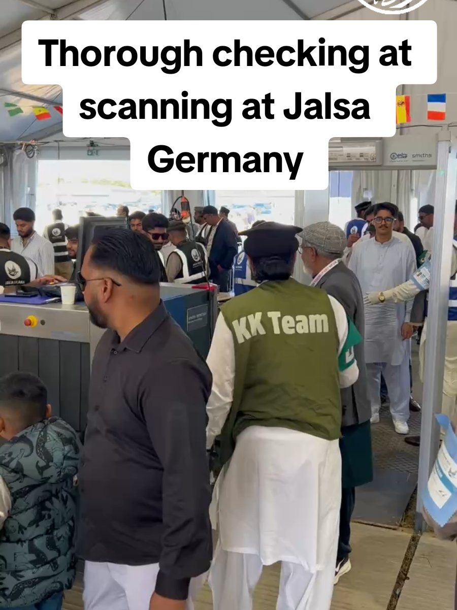🇩🇪 Thorough checking at scanning ensures security of guests of the Promised Messiah (as) at Jalsa Germany
