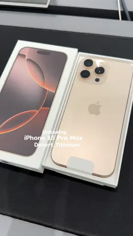 สีทะเลทราย สวยมาก ราคา 39,500 ถึง 31 สิงหาคมนี้ ติดต่อเติมเต็มได้จ่ะ #unboxing #iphone16promax #เติมเต็ม #iphone #apple 