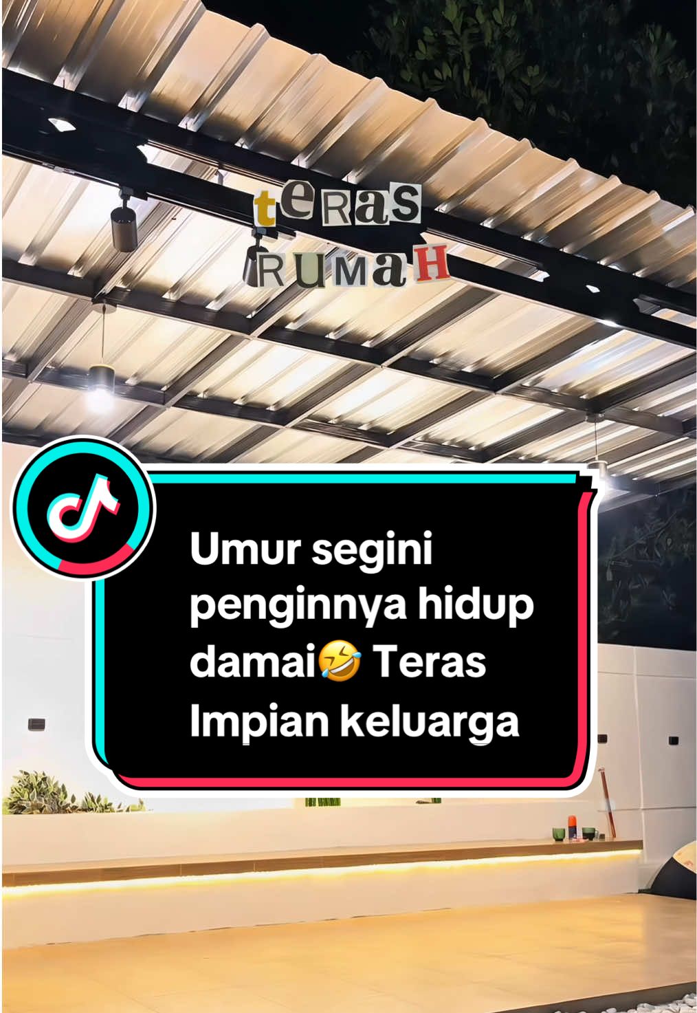 Akhirnya udah jadi tempat buat curhat, ngobrol, main, bercanda😊 Teras Impian 