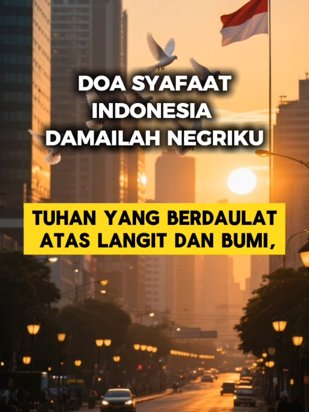 Doa Syafaat Indonesia Damailah Negriku Mari berdoa syafaat bagi Indonesia. #ayat #ayatalkitab #ayatalkitabhariini #ayatalkitabharian #ayathariankristen #ayathariini #ayatharian #firman #firmanhidup #firmanhariini😇 #firmantuhanhariini #firmantuhankristen #firmantuhanmemberkati  #RenunganHarian #FirmanTuhan #KekuatanIman #YesusMenyertai #TiktokKristen #VideoRohani #HidupBerkemenangan  #Yohanes109 #YesusAdalahPintu #KehidupanBerkelimpahan #RenunganKristen #DoaHarian #ImanKristen #Injil #YesusSumberHidup #RenunganPagi #RenunganMalam #KristenIndonesia #BacaanAlkitab #YesusAdalahJalan #Pengharapan #DamaiSejahtera #DoaKristen #doakristen🙏😇 #doakristenprotestan✝️ #doakristenpagi #doakristen🙏😇🕊️✝️ #doakristenmalam #doakristian #doakristenharian