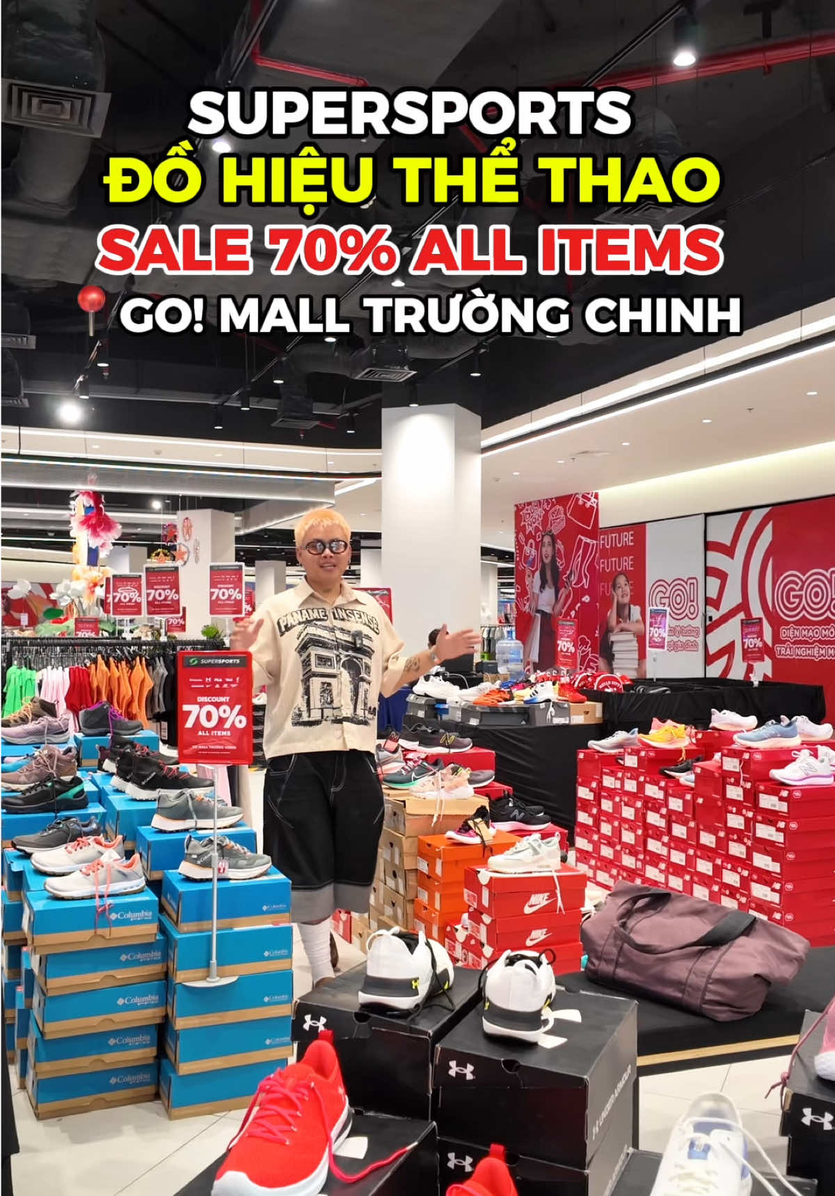 Lần đầu tiên có 1 đợt sale mà TẤT CẢ SẢN PHẨM GIẢM 70%. #concertquocgia #sports #fashion #giaythethao #sieusale 