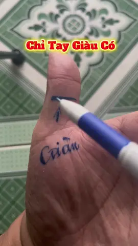 Chỉ tay Giàu Có 