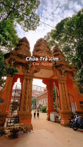 🛕 Chùa Trà Kim Thuận Hòa – linh thiêng giữa lòng Cầu Ngang ✨ #84travinh #khmer 