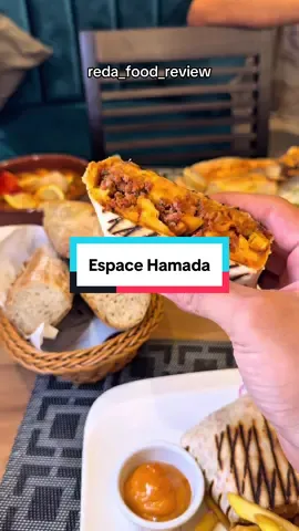 علاش كازا هي عاصمة الأكل؟  📍 @espace_hamada 2 Mars Casablanca  💰Prices Salade healthy 55dh Salade espace Hamada 68dh Tacos viande hachée 38dh Sandwich vainde hachée 28dh Tajine pelpel crevettes 35dh Pizza espace Hamada 70dh Plats chicken 50dh Escalope de poulet 55dh Les pates frites de mer tagliatelle 65dh Jus tahiti 28dh Jus avocat chino 28dh Jus spiciale Hamada 32dh Jus mojito 18dh           #casablanca #Summer #Foodie #tacos 