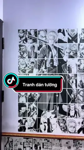 Tranh zoro dán tường 👑 #tranhzoro  #truyentranhdantuong #tranhdep 