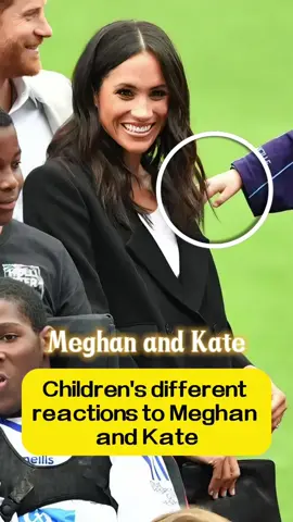 Children’s different reactions to Meghan and Kate!!#fyp #fypシ #usa_tiktok #celebrity #royal #meghanmarkle #princesskate 