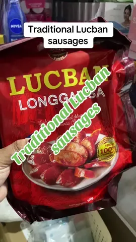 Traditional Lucban sausages