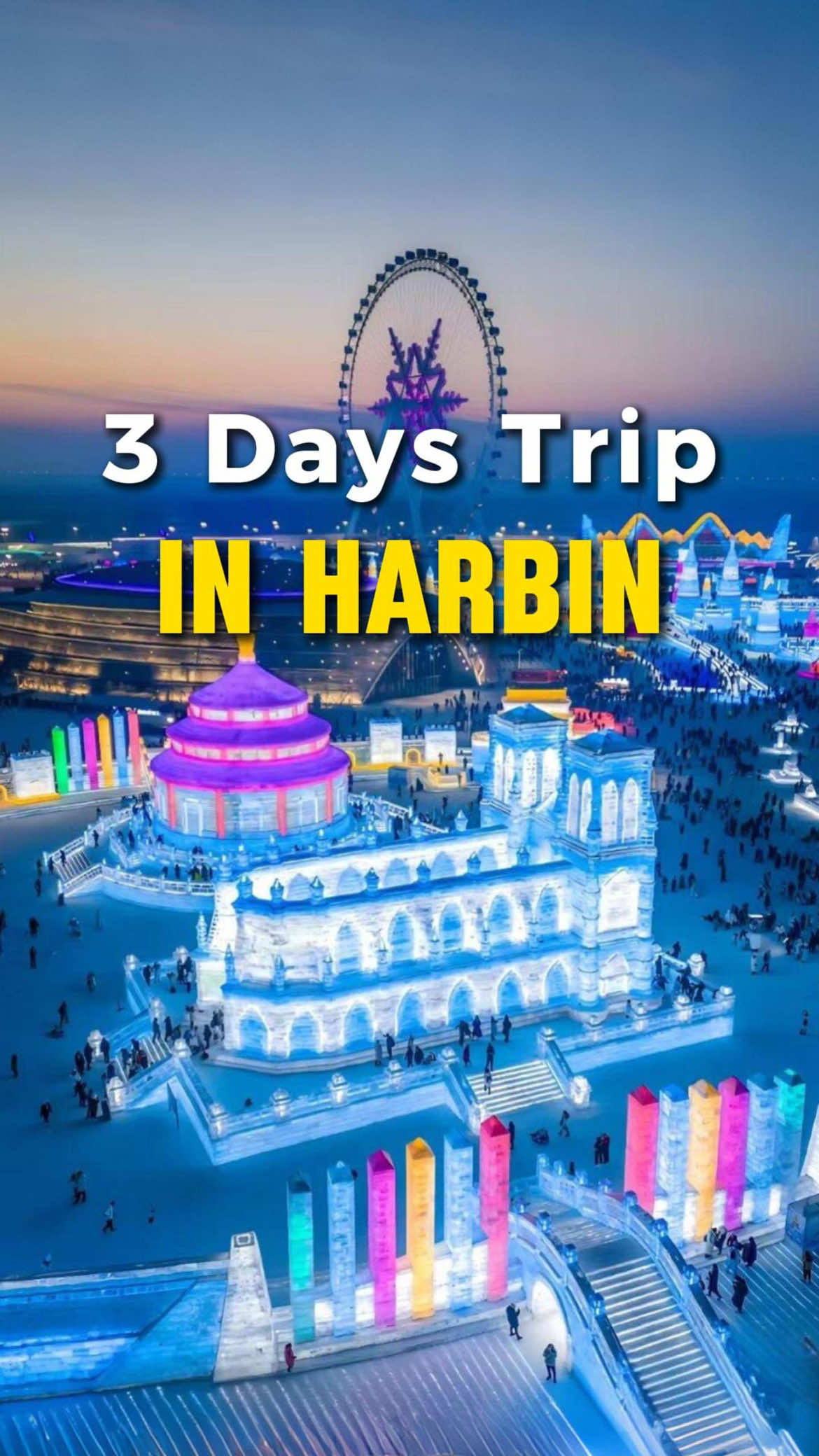 Welcome to the northern China! Contact us for your 3-day trip in Harbin!❄️❄️❄️ #daytour #chinatravel #chinatrip #vacation #harbin 