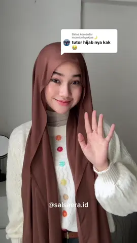 Membalas @moonbehyukjae🌙  Pashmina by @salsaera / cek link bio no. B 149 #tutorialhijab #tutorialpashmina #fyp #pashminaviscose 