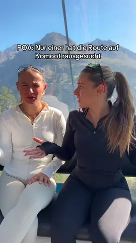 Einer muss ja.. @komoot ⛰️🚡 @lauraaptr @Lindaxhgn  #komoot#route#wandern#berge 