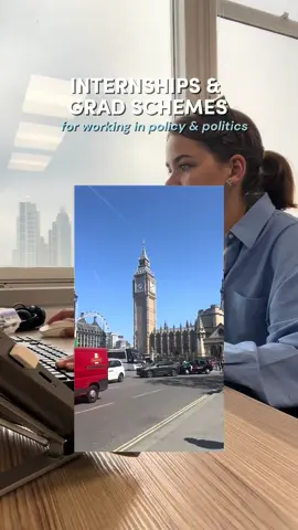 Due to popular request… here are some internships & graduate schemes for those interested in working in policy / politics! I know the job market is hard out there so hopefully this helps 🫡 all paid, range of locations & different policy areas and orgs! #ukpolitics #gradjobs #careeradvice #internships #research