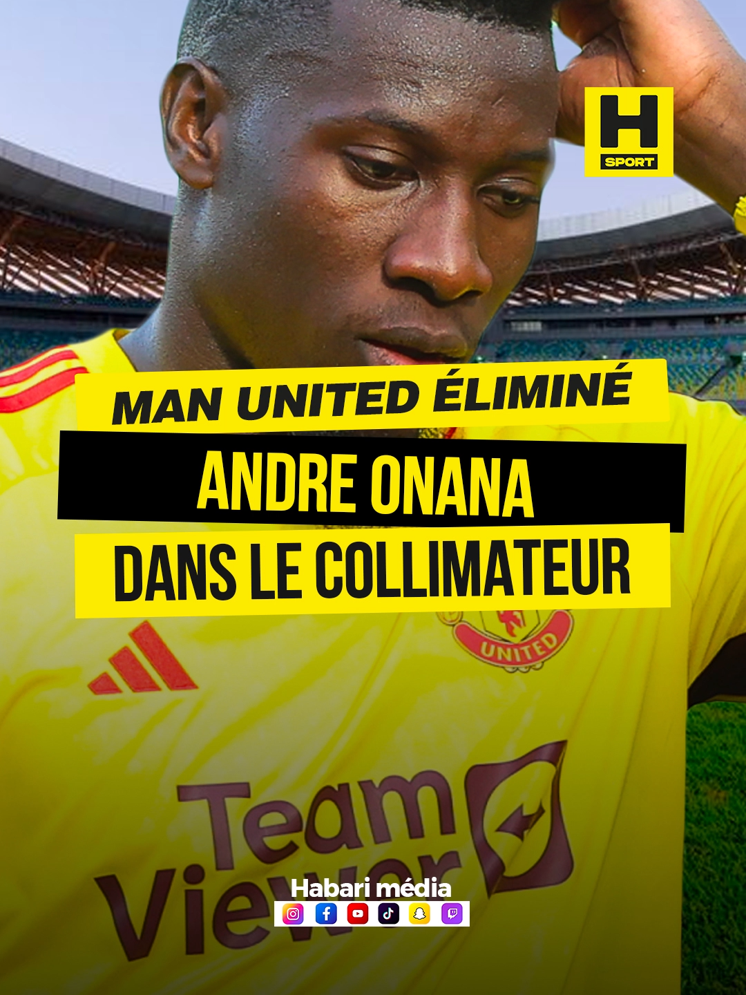 🚨 C'EST FINI POUR UNITED EN CARABAO CUP ! 🚨 La nuit a tourné au cauchemar à Old Trafford. Manchester United est éliminé par Grimsby Town, un club de... 4e division anglaise ! 😱 🤔 Au cœur du drama, deux Camerounais : ⚽️ Bryan Mbeumo : Ouvre enfin son compteur but avec MU ! Mais rate son tir au but décisif... 🧤 André Onana : Encore très critiqué après deux buts encaissés et une séance de tirs au but compliquée. Le coach Amorim refuse de désigner un seul fautif : 