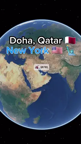 Doha to New York 🇺🇸 13 hours of flight ✈️