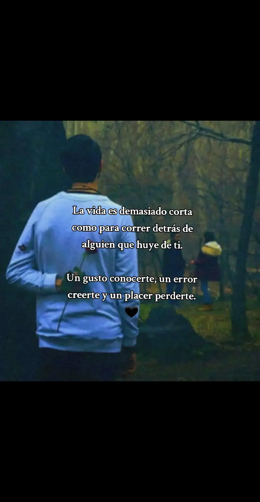 La vida es demasiado corta como para correr detrás de alguien que huye de ti. Un gusto conocerte, un error creerte y un placer perderte.🖤 #frasesyreflexiones #tiktokponemeenparati #motivation #paratiiiiiiiiiiiiiiiiiiiiiiiiiiiiiiiiii🦋 #fypviralシ 
