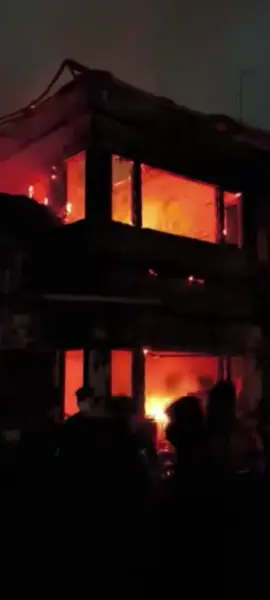 bandung menyala rumah sahronipun dibakar habiss #demo #demorusuh #bandungmenyala🔥🔥🔥 