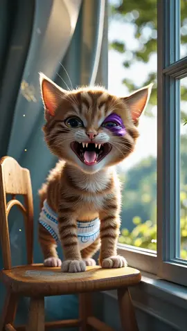 #cat #ai #kitten #catsoftiktok #funny 