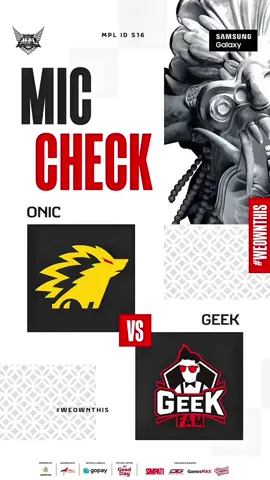 Mic Check ONIC vs GEEK Fam | Week 2 Day 1 Kiboy Soft Spoken banget yah 😁 #MPLIDS16 #WeOwnThis #GalaxyxMPLIDS16 #NiceGame #MicCheck 