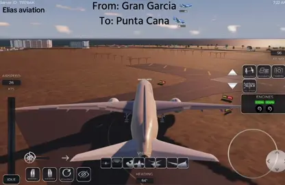 Beoing 787 From Gran Garcia To Punta Cana✈️ #robloxgames #projectflightroblox #fyp #viral #airplane 