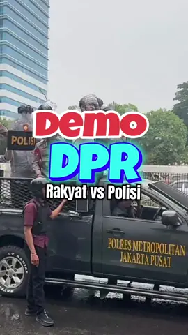 #demodpr  Rakyat vs Polisi