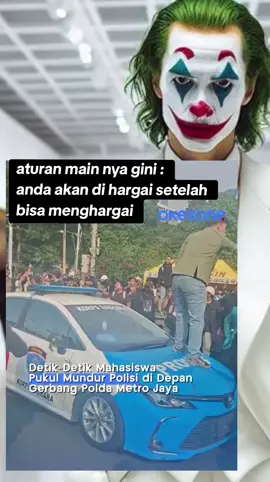 Polisi di cegat keluar #mahasiswa #polisi 