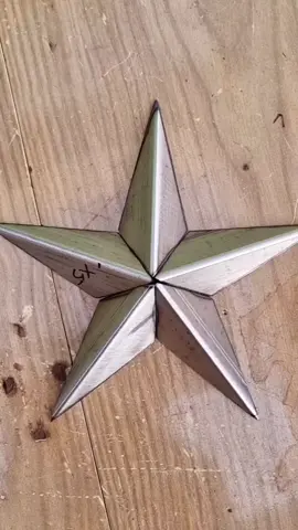 The formula for making stars that not many people know about #creative #DIY #skills #welding 