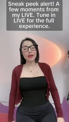 Sneak peek alert! A few moments from my LIVE. Tune in LIVE for the full experience.#tiktoklive #livehighlights 