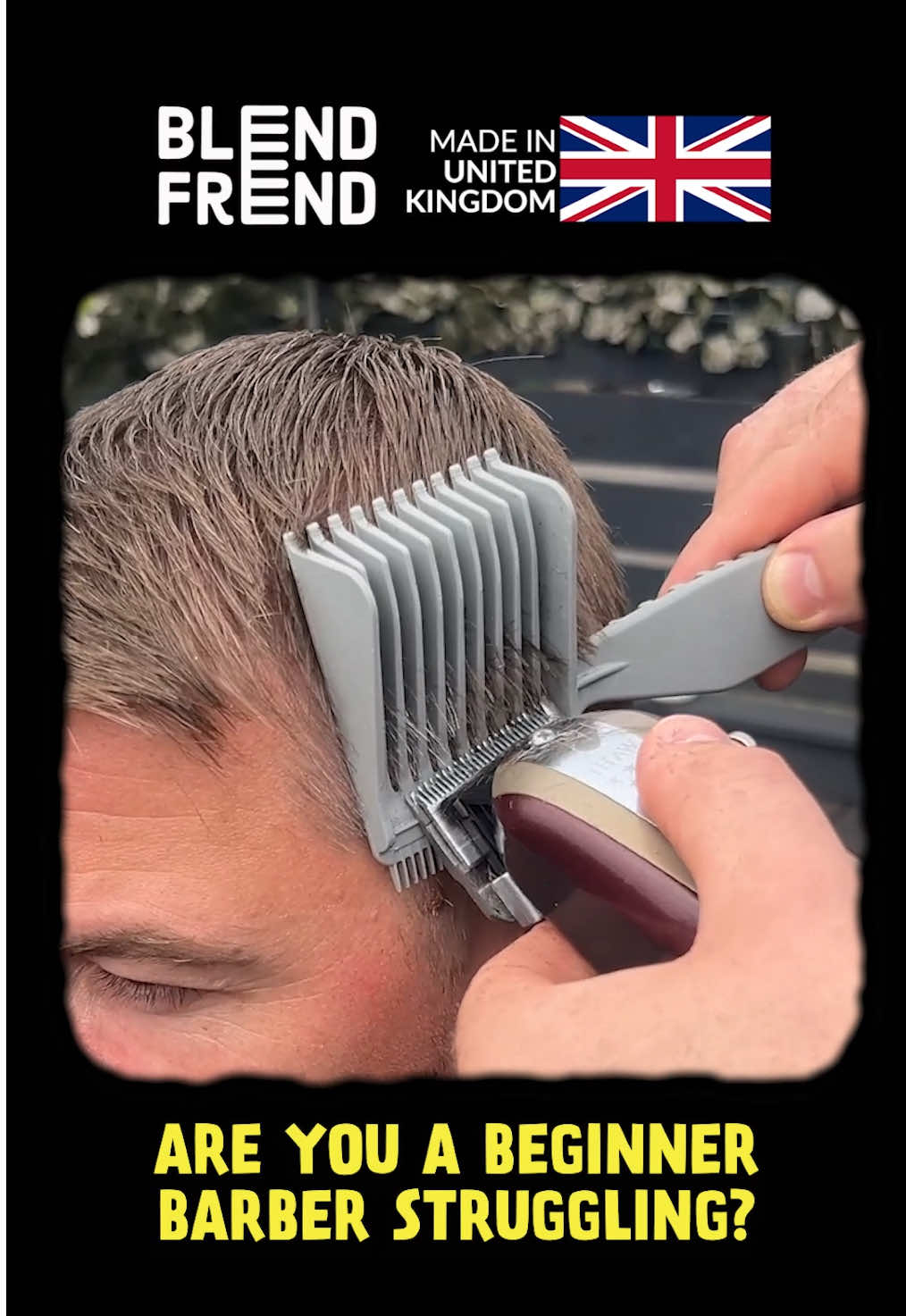 HAIRCUTS MADE EASY!😎 . 🇬🇧Made in the U.K.  •  💈 are you someone who does your own haircuts? - we’re looking to provide PAID opportunities for collaboration, get in touch! . #menshair #menshairtutorial #menshairtips #barber #fade                          