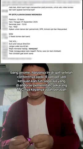 jerome polin spill ditawarin jadi buzzer