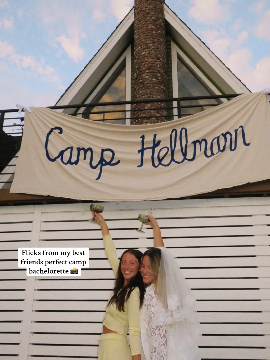 Cheers to Mrs. Hellmann #campbachelorette #bacheloretteweekend #campbride